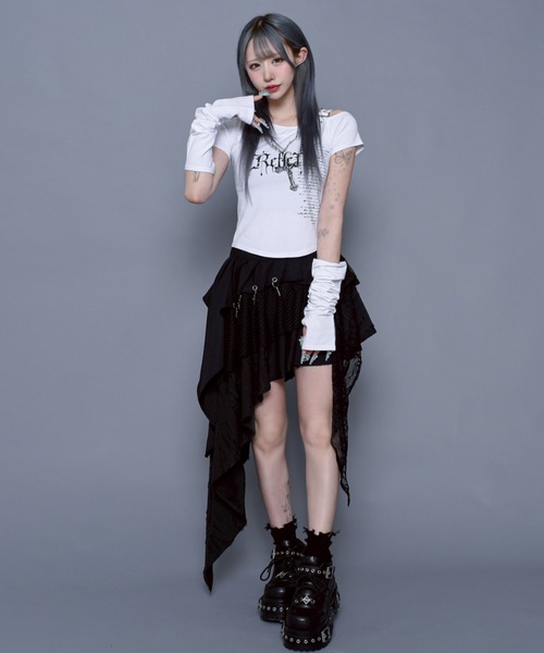 REFLEM tシャツ 「REFLEM/レフレム」アームカバー付きクロップド