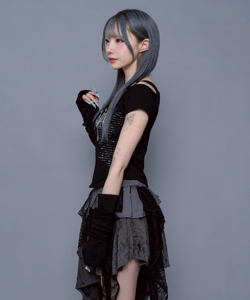 REFLEM tシャツ 「REFLEM/レフレム」アームカバー付きクロップド