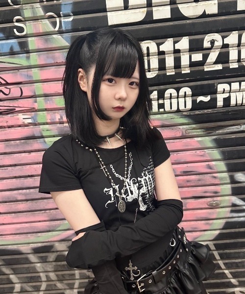 tシャツ 「REFLEM/レフレム」レース切替クロップドTシャツ/ハーフスリーブカットソー レディース REFLEM tシャツ 「REFLEM/レフレム」アームカバー付きクロップド