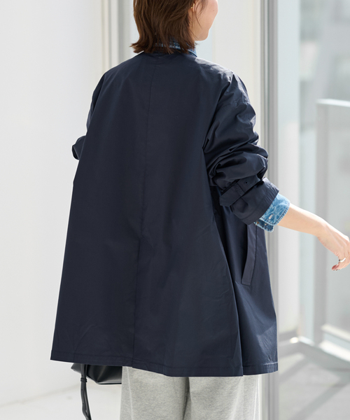 JOURNAL STANDARD Aラインショートコート セール】MANTECO GIOLICA スタンドショートコート（その他