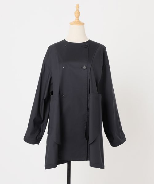 JOURNAL STANDARD relumeノーカラーショートコート JOURNAL STANDARD relume｜《追加》ノーカラーライトショート