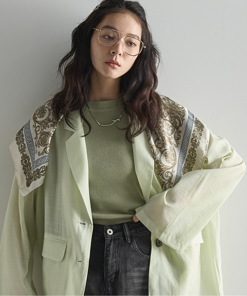 【Massimo Dutti】ペイズリーシルクバンダナスカーフクリーム THE Yon スカーフ バンダナ シルクタッチフラワーペイズリー
