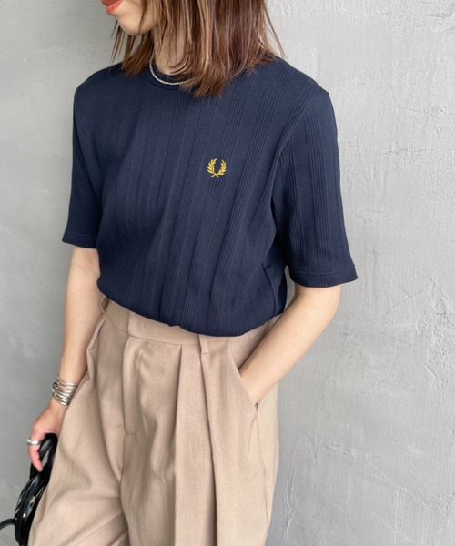 FRED PERRY - ともりんさま専用♡FRED PERRY Muveil  Tシャツ Waffle Stitch Henley Neck T-Shirt(S 760：LIGHT ECRU): | FRED