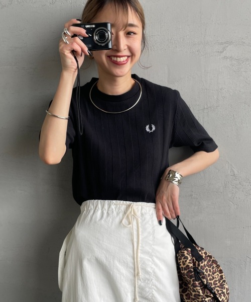 FRED PERRY（フレッドペリー） tシャツ 別注 ランダムリブ ワン