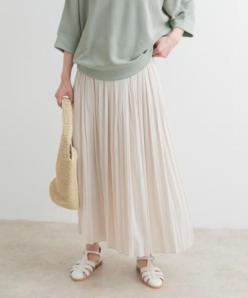 URBAN RESEARCH DOORS スカート ランダムプリーツスカート