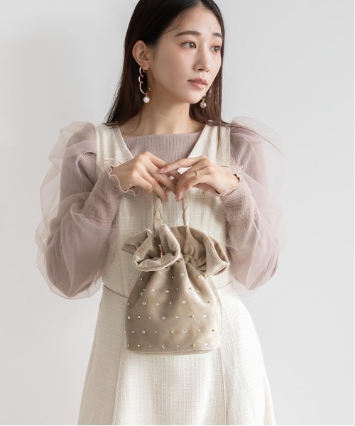 「RANDA」 2WAYバッグ FREE ベージュ レディース_画像3