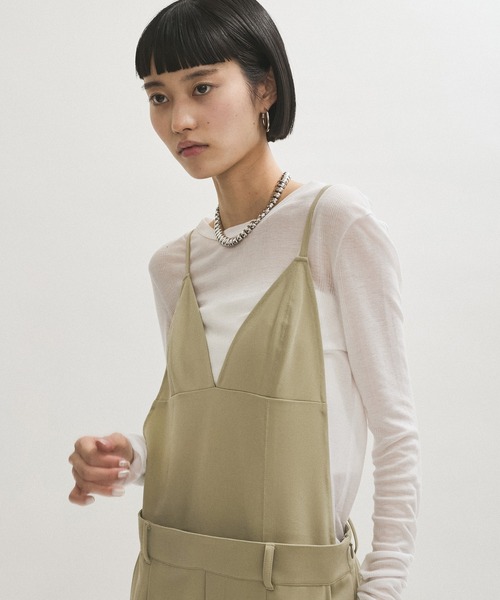 ADAM ET ROPE' サロペット オーバーオール 2WAYブラトップ