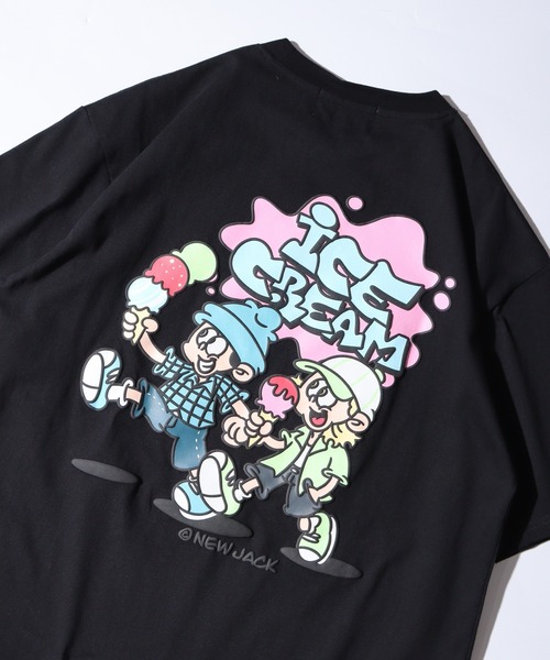 A.T.C in the attic homme tシャツ A.T，C NEW JACK プリント
