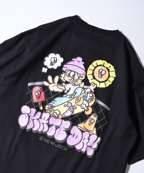Attic ユニフォームTシャツ フェードTシャツ A.T.C in the attic homme tシャツ A.T，C NEW JACK プリント
