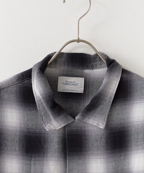 TOWNCRAFT シャツ TOWNCRAFT/タウンクラフト 60S LOOP COLLAR SS