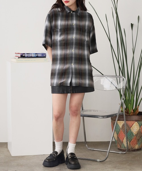 TOWNCRAFT シャツ TOWNCRAFT/タウンクラフト 60S LOOP COLLAR SS