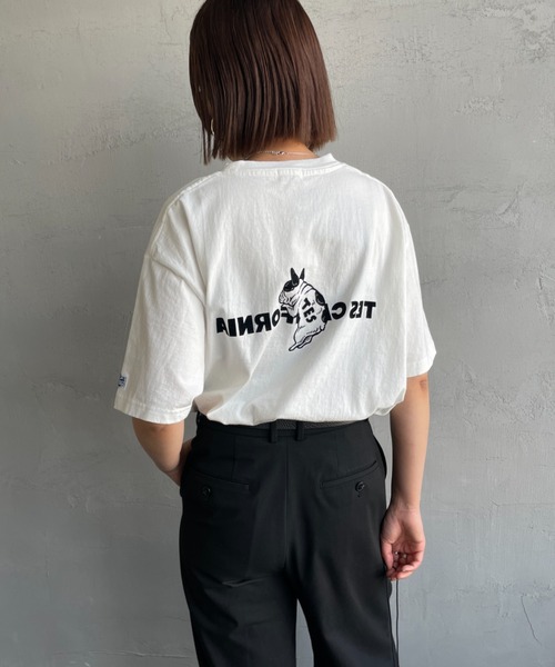 tシャツ 「THE ENDLESS SUMMER/エンドレスサマー」 別注 TES CAL フロッキーロゴプリントTシャツ レディース メンズ The Endless Summer tシャツ 「THE ENDLESS SUMMER/エンドレス