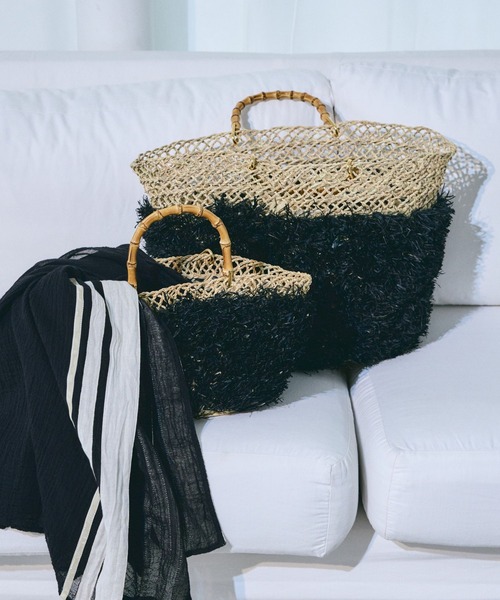 KECH LeS ESSENTIELS かごバッグ カゴバッグ Chaos(カオス
