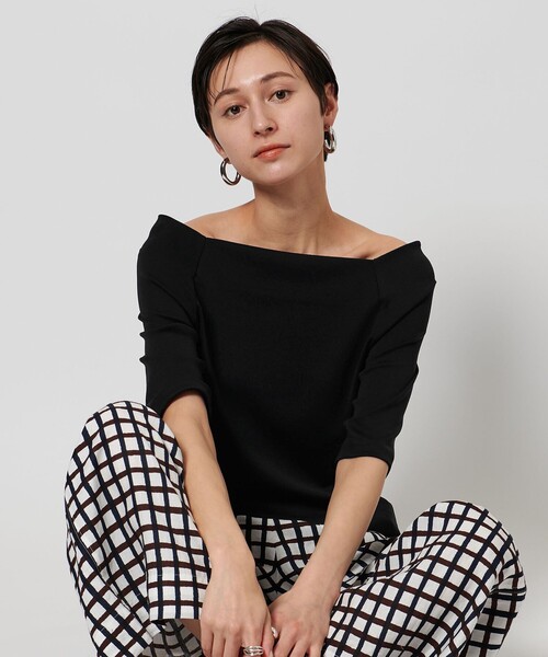 tシャツ スクープドネック ハーフスリーブ カットソー レディース UNITED ARROWS tシャツ スクープドネック ハーフスリーブ