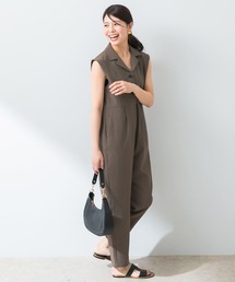 サロペット オーバーオール 「UR TECH DRYLUXE」F by ROSSO　オープンカラーオールインワン レディース｜ZOZOTOWN Yahoo!店