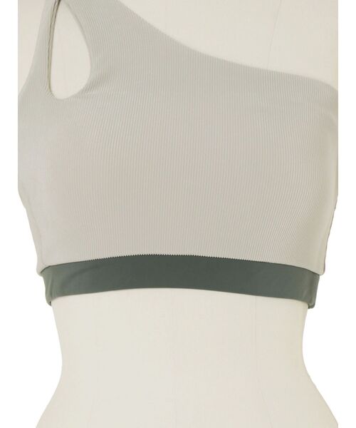 UN3D.（アンスリード） 水着 ONE SHOULDER CROSS TOP / ワンショルダー
