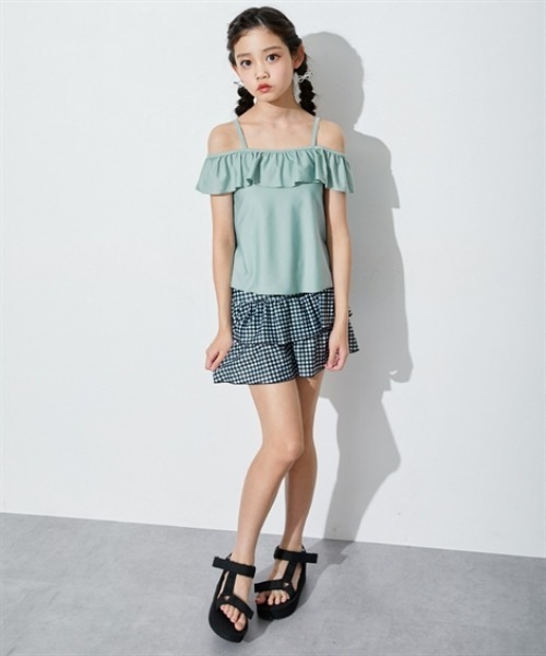 水着 オフショルダーセパレート水着 キッズ 子供 女の子 : ZOZOTOWN