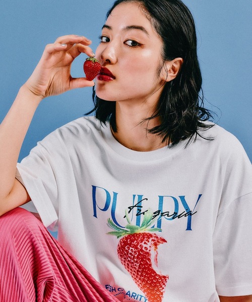 LEPSIM（レプシィム） tシャツ フルーツプリントT 497648 レディース