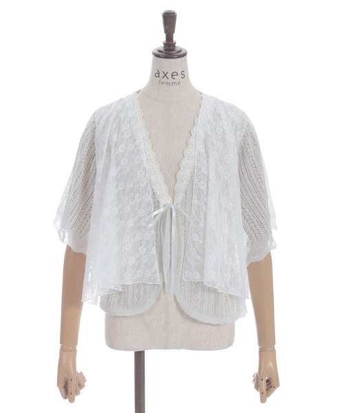 axes femme（アクシーズ ファム） カーディガン サマーニットボレロ