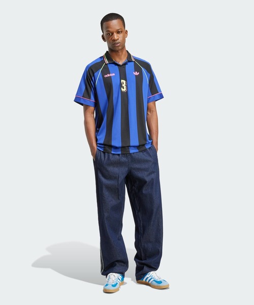 adidas tシャツ ジャカード・ストライプ・ジャージー JCQUARD