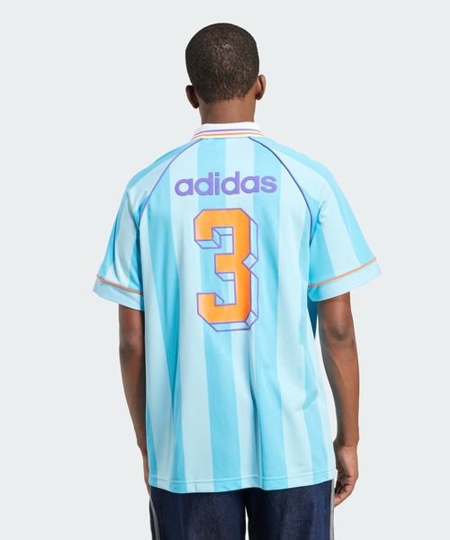 adidas サッカーシャツ 青 ストライプ 楽天市場】＊ADIDAS Originals｜Adicolor Pique LS Soccer Shirt