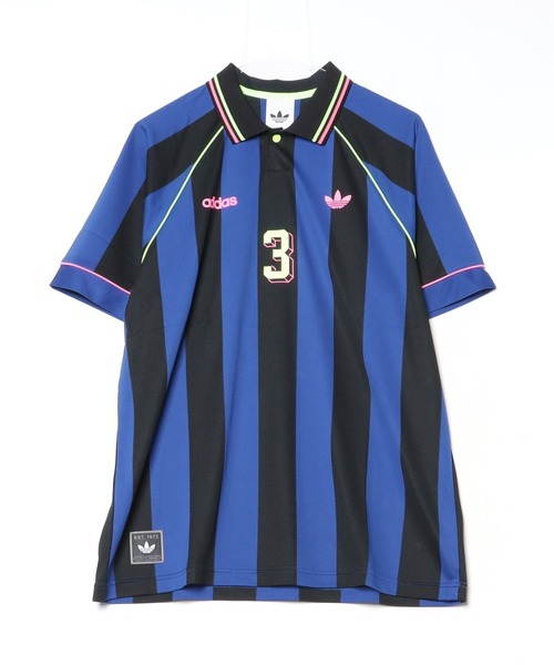 公式の店舗 adidas tシャツ JCQUARD ジャカード・ストライプ・ジャージー トップス