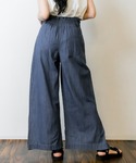 ワイドパンツ ジーンズ デニム デニムパンツ ...の詳細画像4