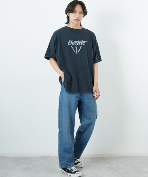【未使用】REMI RELEF プリントTシャツ REMI RELIEF [レミレリーフ] 別注 ビッグプリントTシャツ