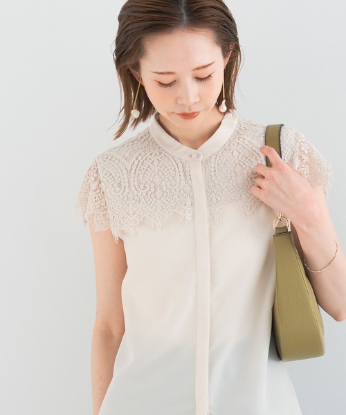 「URBAN RESEARCH ROSSO WOMEN」 ノースリーブブラウス FREE ベージュ レディース
