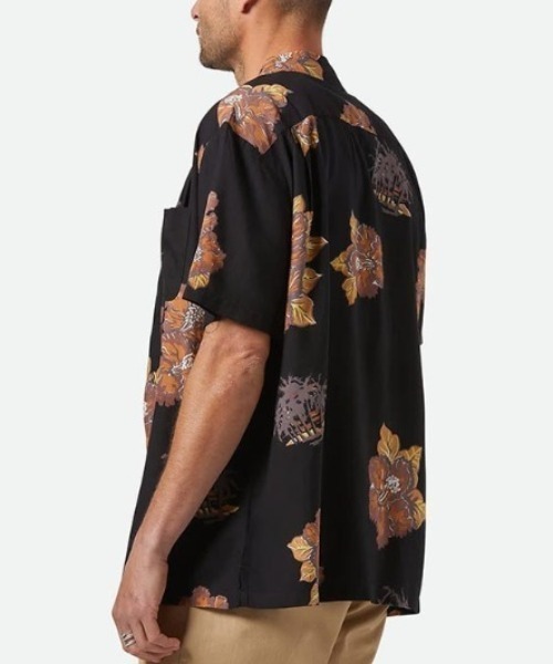 BRIXTON（ブリクストン） シャツ 半袖 半袖シャツ 花柄 CRU PRINT S/S