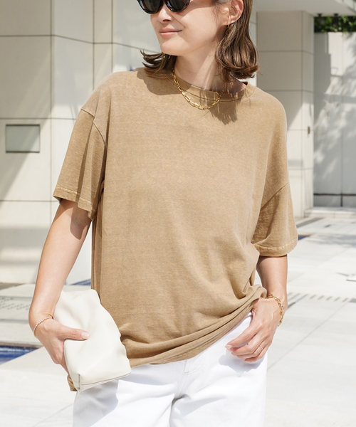 Deuxieme Classe/Tシャツ/size FREE/黒 Deuxieme Classe（ドゥーズィエムクラス）の「Skew Tシャツ（T