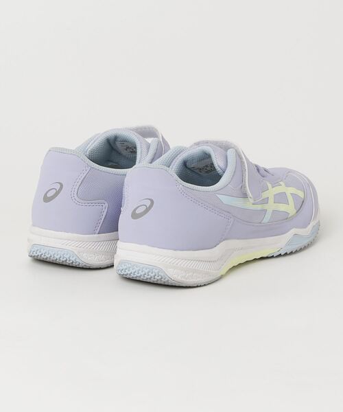 「ASICS」 ローカットスニーカー 24.5cm パープル レディース