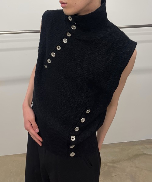 ベスト・ジレ NASTYKICK Cooling Center Knit Vest FK130 CONZ ベスト ジレ KNIT VEST メンズ : ZOZOTOWN Yahoo!店 - 通販