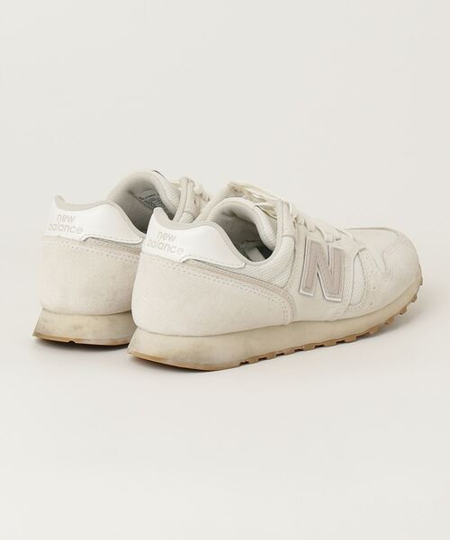 「New Balance」 ローカットスニーカー 24.5cm オフホワイト レディース