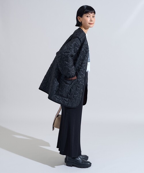 FREAK'S STORE　リバーシブルモッズコート　キルト　オーバーコート FREAK'S STORE ミリタリージャケット モッズコート リバーシブル