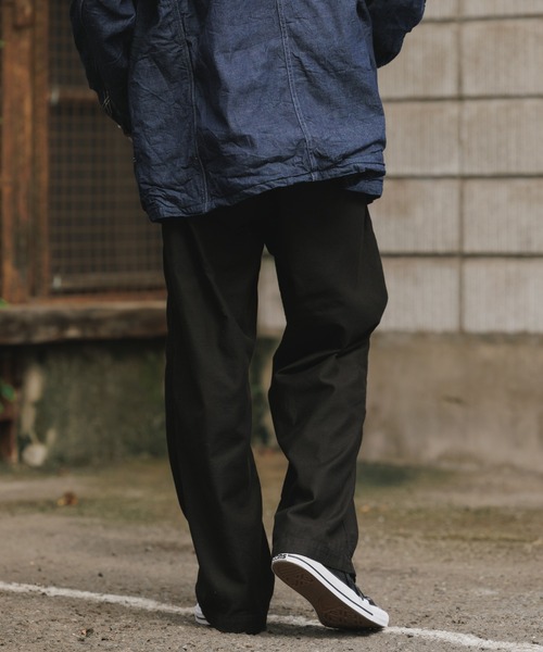 or slow オアスロウ orSlow（オアスロウ） パンツ WIDE FIT NEW YORKER イージーパンツ