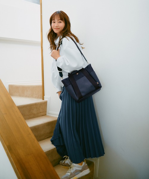 「Breath TOPKAPI」 2WAYバッグ FREE ネイビー レディース_画像3