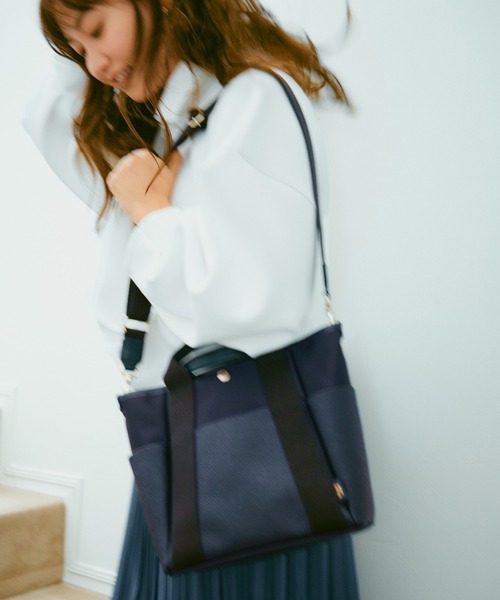 「Breath TOPKAPI」 2WAYバッグ FREE ネイビー レディース_画像5