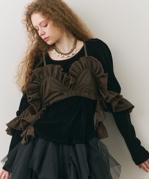 J1U by LA BELLE ETUDE フリルビスチェ J1U by LA BELLE ETUDE