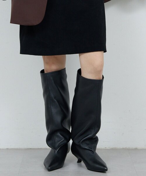 GALLARDAGALANTE（ガリャルダガランテ） ブーツ 「2.718」ドレープ