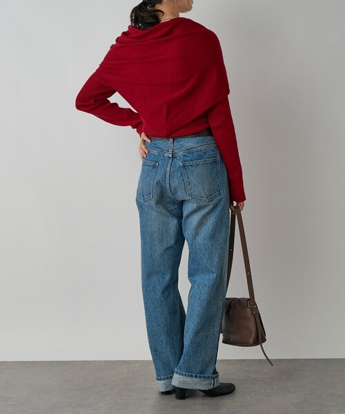 ジーンズ デニム デニムパンツ 「MONN.:.」「3サイズ展開」OKAYAMAストレートデニム レディースの画像