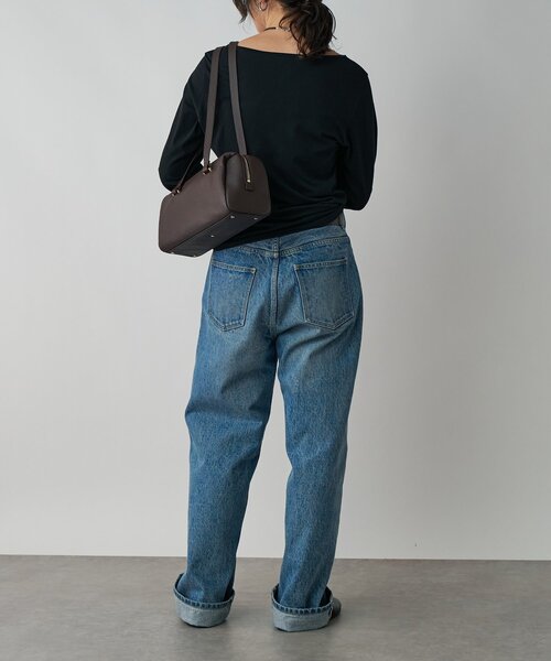 ジーンズ デニム デニムパンツ 「MONN.:.」「3サイズ展開」OKAYAMAストレートデニム レディースの画像