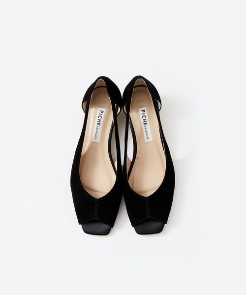 「PICHE ABAHOUSE」 ヒールサンダル 37 ラベンダー レディース_画像3