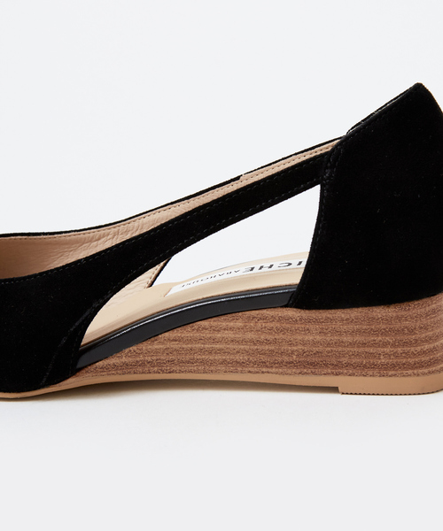 「PICHE ABAHOUSE」 ヒールサンダル 37 ラベンダー レディース_画像6