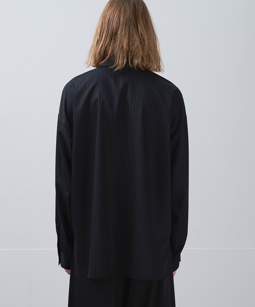 Ellno Loset（エルノロゼット） シャツ ドレッシーロングフリルシャツ