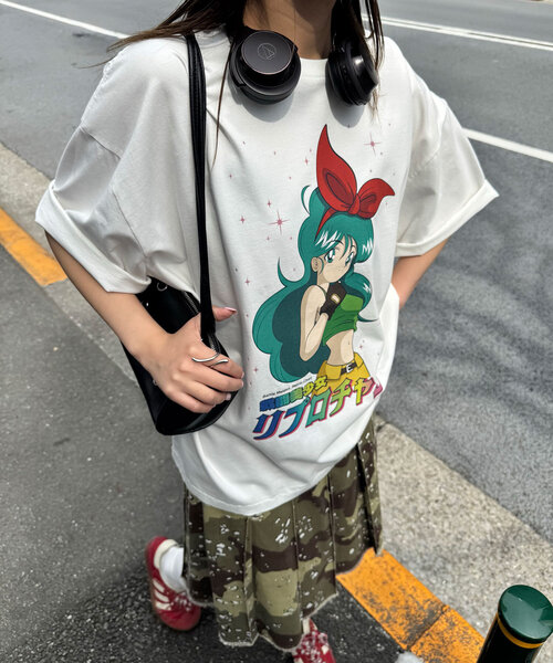 「RePRODUCTION LABEL」 半袖Tシャツ FREE ネイビー レディース_画像2