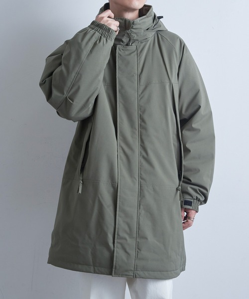 1er Arrondissement ロングモンスターパーカー / 中綿コート FREAK'S STORE/PRIMALOFT モンスターパーカー ロング｜Daytona Park