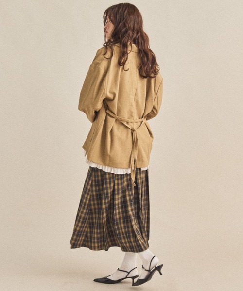 PLEATS PLEASE チェック柄 プリーツスカート MIRROR STOKE スカート 「ZOZO限定」CHECKED PLEATED SKIRT/チェック