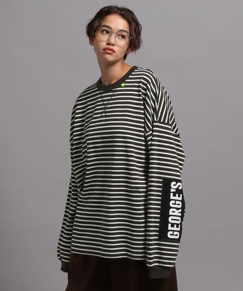 George's tシャツ ボーダーロンT2 メンズ レディース : ZOZOTOWN Yahoo