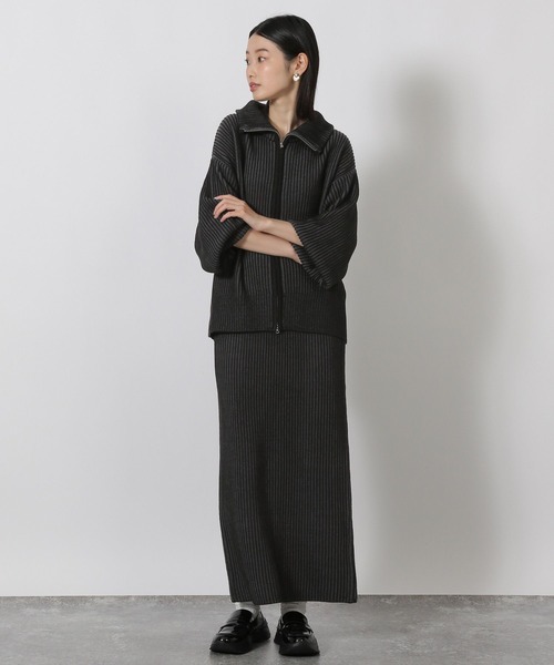 LAKOLE（ラコレ） スカート 配色ニットナロースカート / 581261